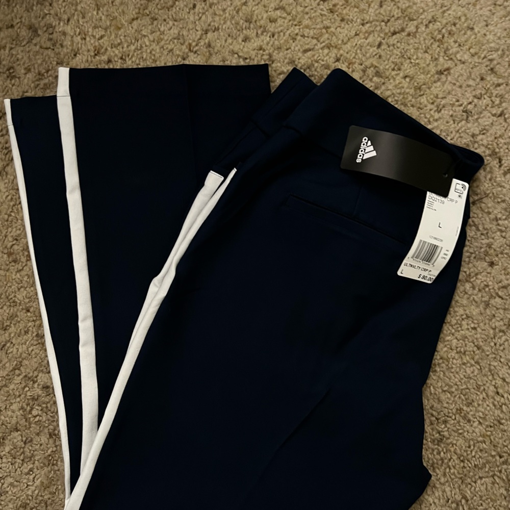Adidas Women’s Gold Pants - Navy Blue